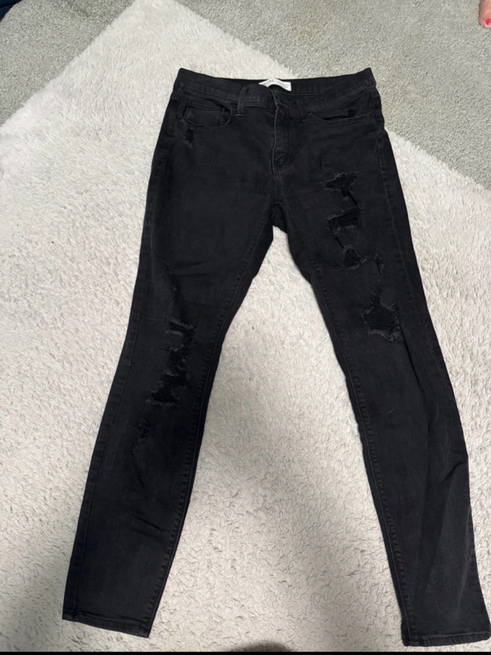 Mudd Black Distressed Skinny Jeans